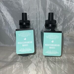 Bath Body Works X2 MEDITERRANEAN WAVES Wallflower Refill Bulbs NEW